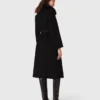 Double-faced coat with removable collar