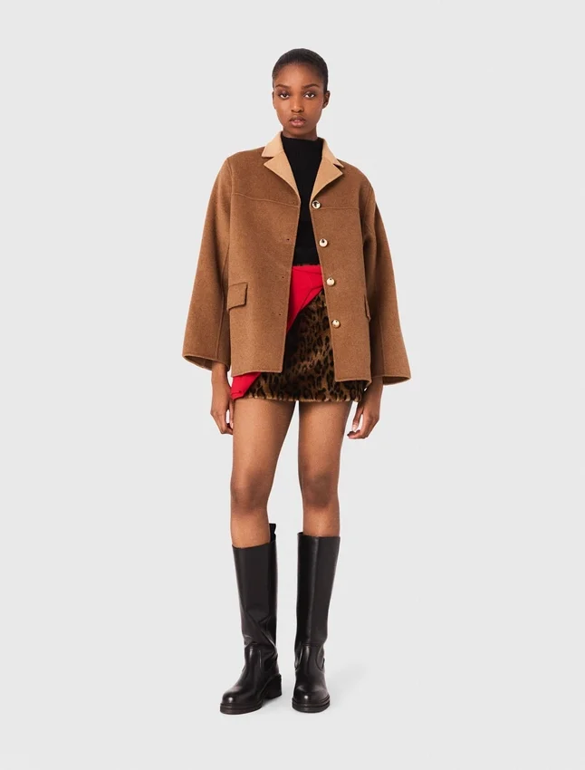 Double-faced mid-length coat Double-faced mid-length coat