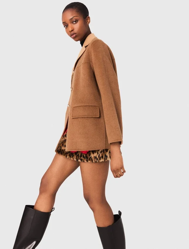 Double-faced mid-length coat Double-faced mid-length coat