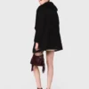Double-faced mid-length coat