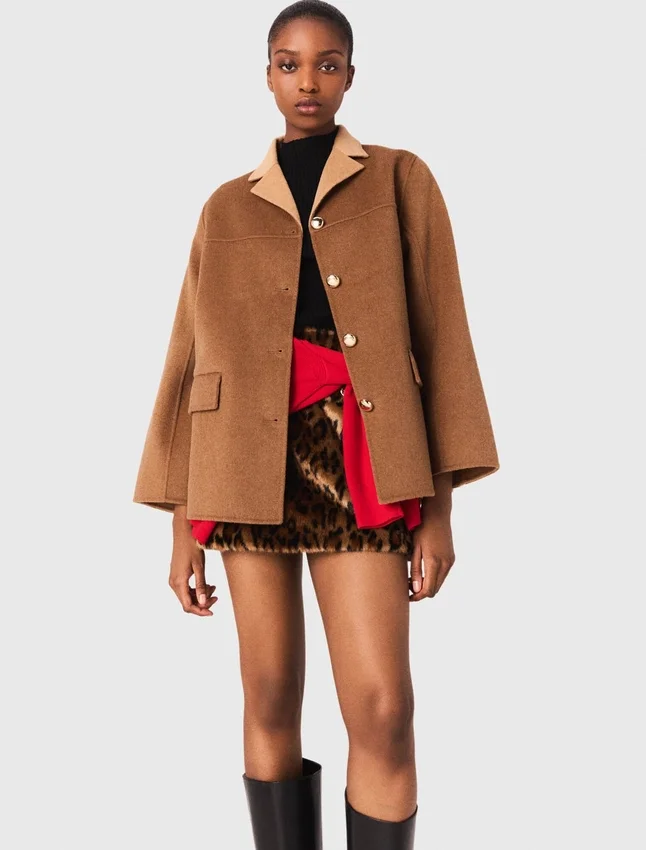 Double-faced mid-length coat Double-faced mid-length coat
