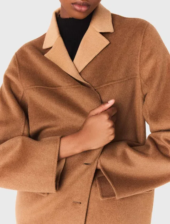 Double-faced mid-length coat Double-faced mid-length coat