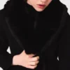 Double-faced mid-length coat