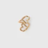 Double gold-plated heart ring Double gold-plated heart ring