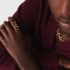 Double gold-plated heart ring Double gold-plated heart ring