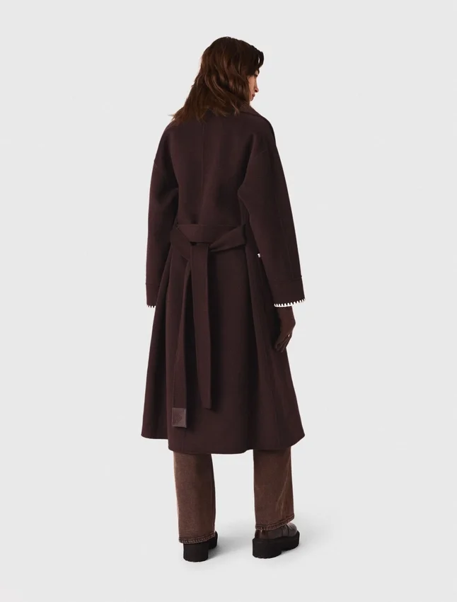 Embroidered double-faced coat Embroidered double-faced coat
