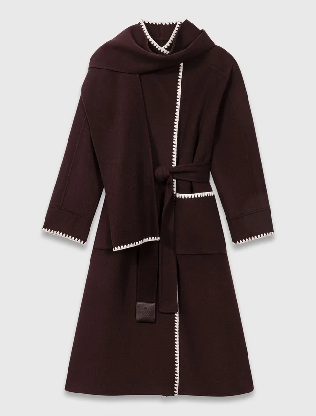 Embroidered double-faced coat Embroidered double-faced coat