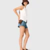 Embroidered linen-blend jacket