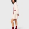 Embroidered longline cardigan