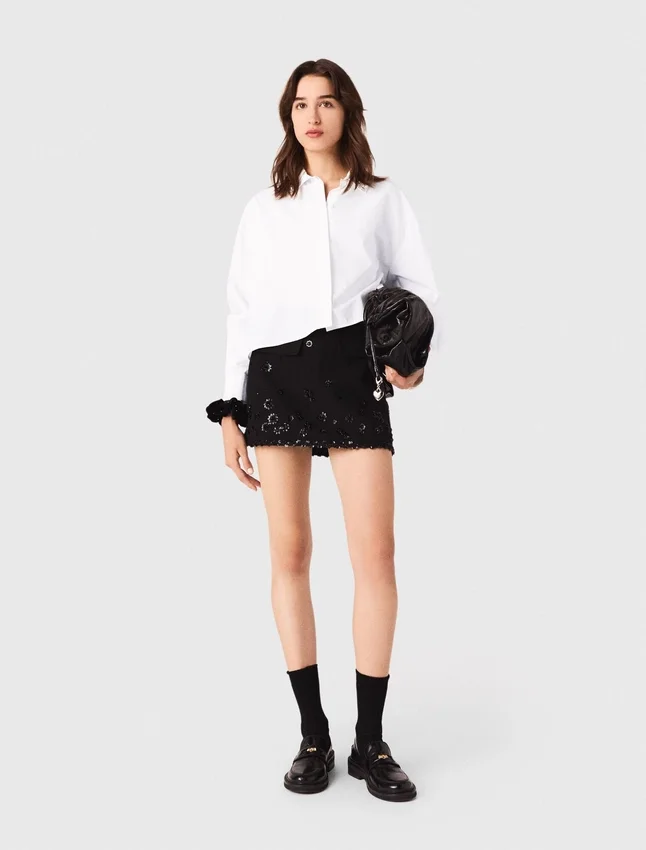 Embroidered skort Embroidered skort