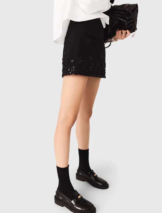Embroidered skort Embroidered skort