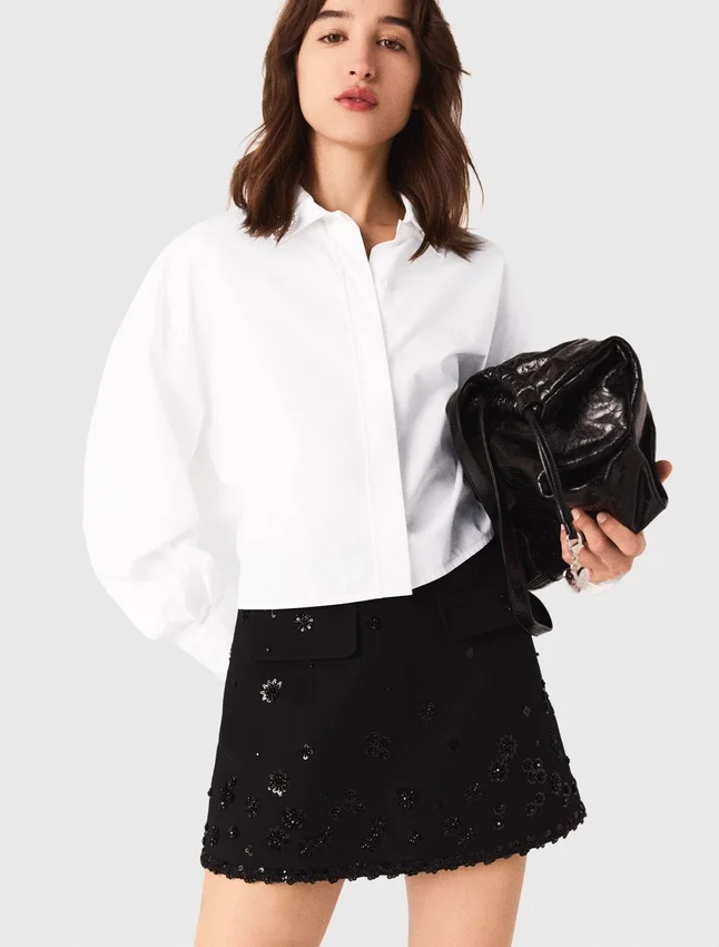 Embroidered skort Embroidered skort