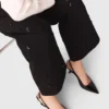 Embroidered trousers with braces Embroidered trousers with braces