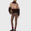 Fair Isle high-neck sweater
