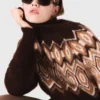 Fair Isle high-neck sweater