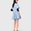 Flared shirt dress