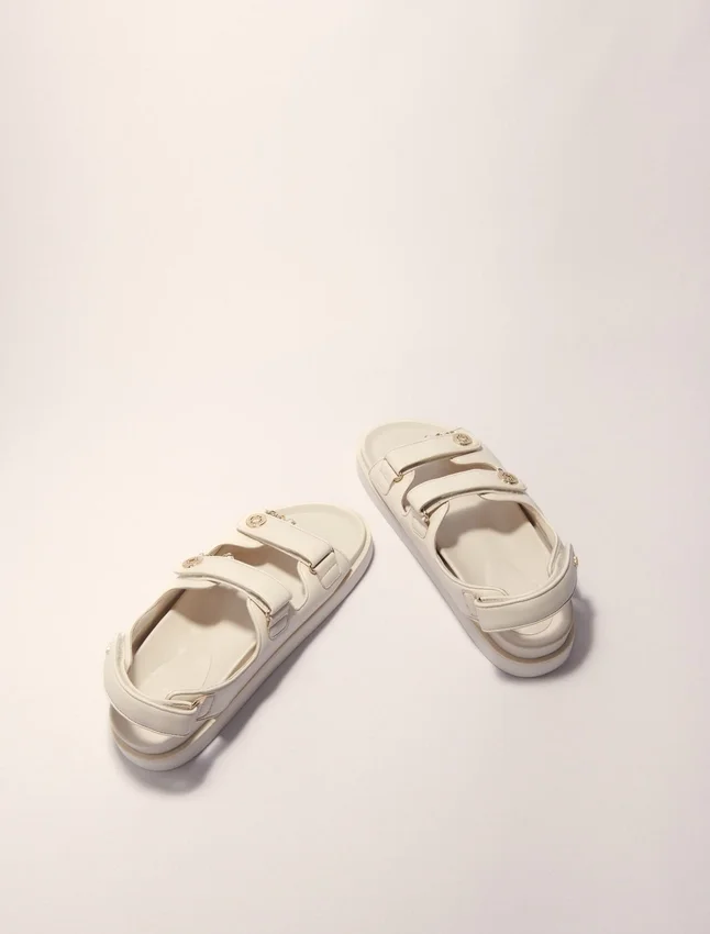 Flat leather sandals Flat leather sandals