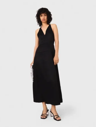 Floaty maxi dress with braided back