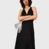 Floaty maxi dress with braided back