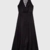 Floaty maxi dress with braided back