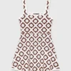 Floral crochet dress