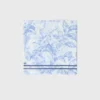 Floral print wool blend shawl