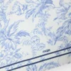 Floral print wool blend shawl