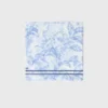 Floral print wool blend shawl