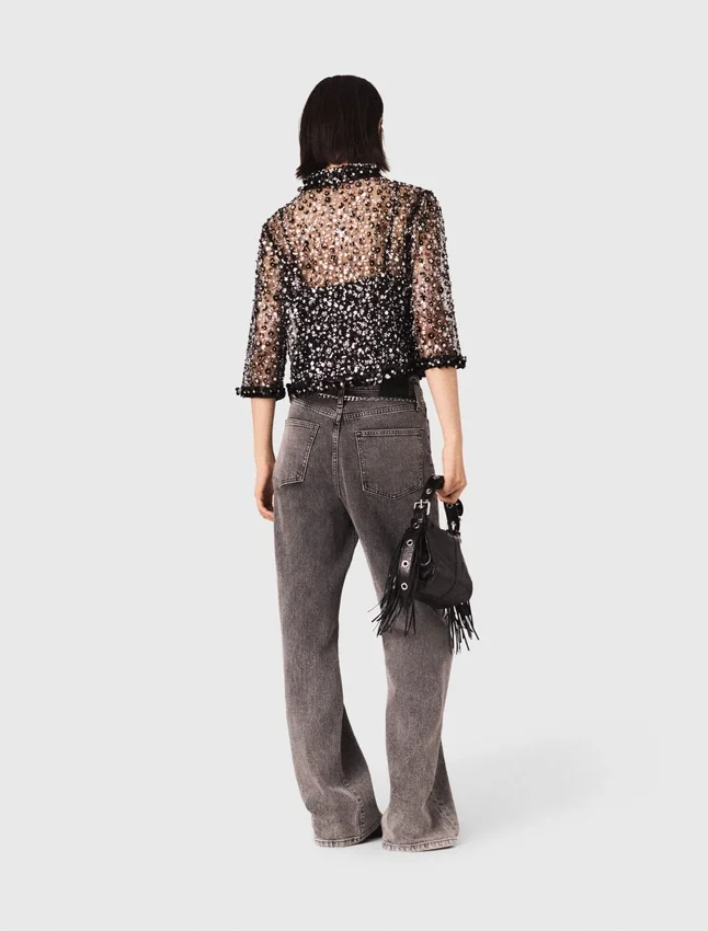 Floral sequin top Floral sequin top