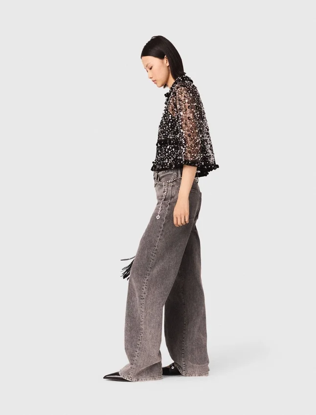 Floral sequin top Floral sequin top