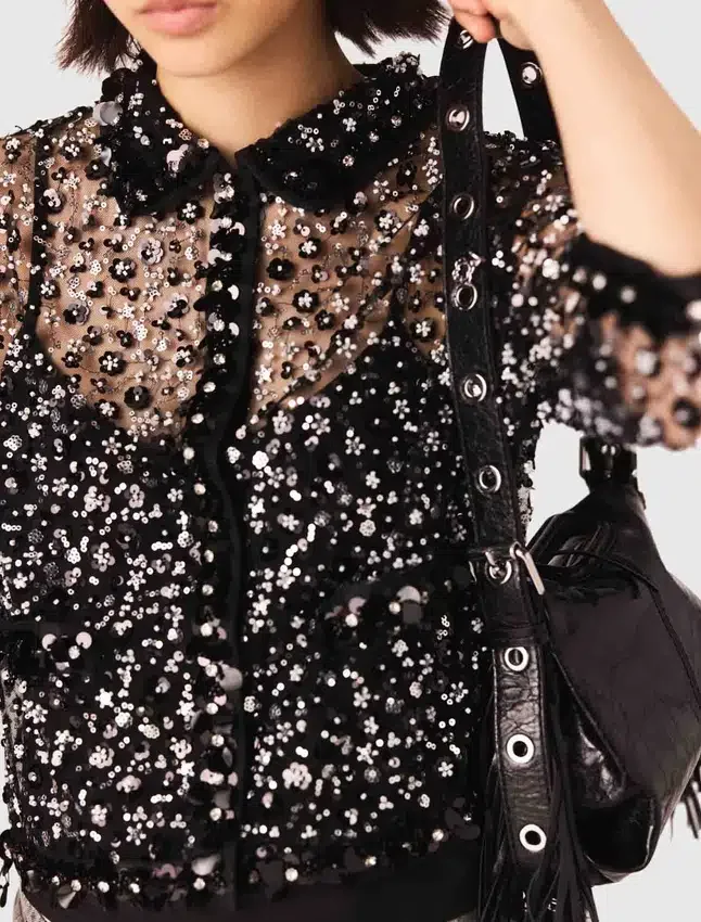 Floral sequin top Floral sequin top