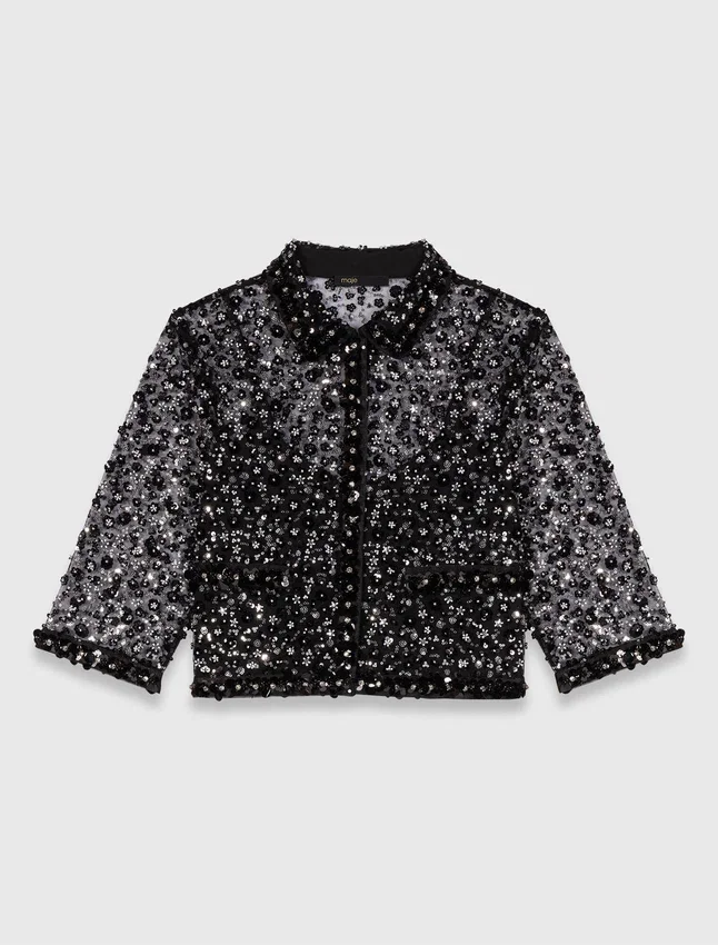 Floral sequin top Floral sequin top
