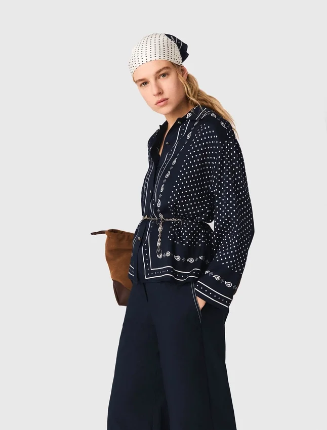 Flowing printed shirt Flowing printed shirt