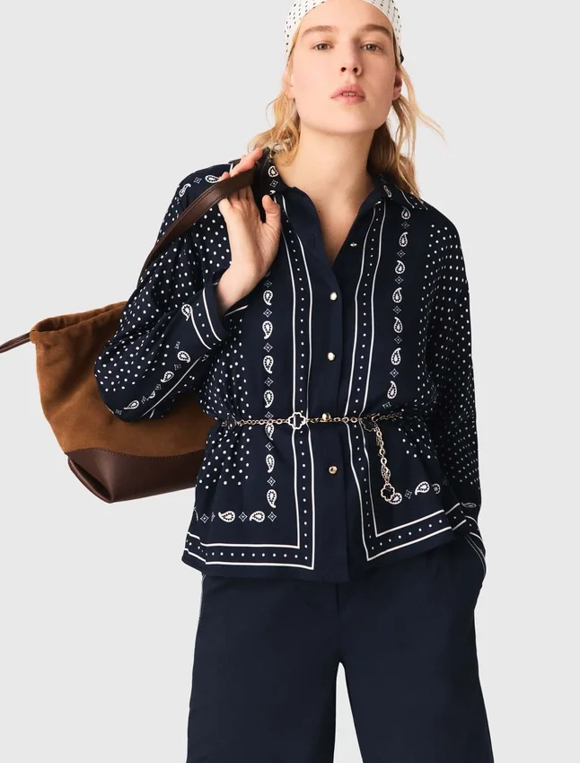 Flowing printed shirt Flowing printed shirt