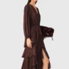 Flowy ruffled maxi dress