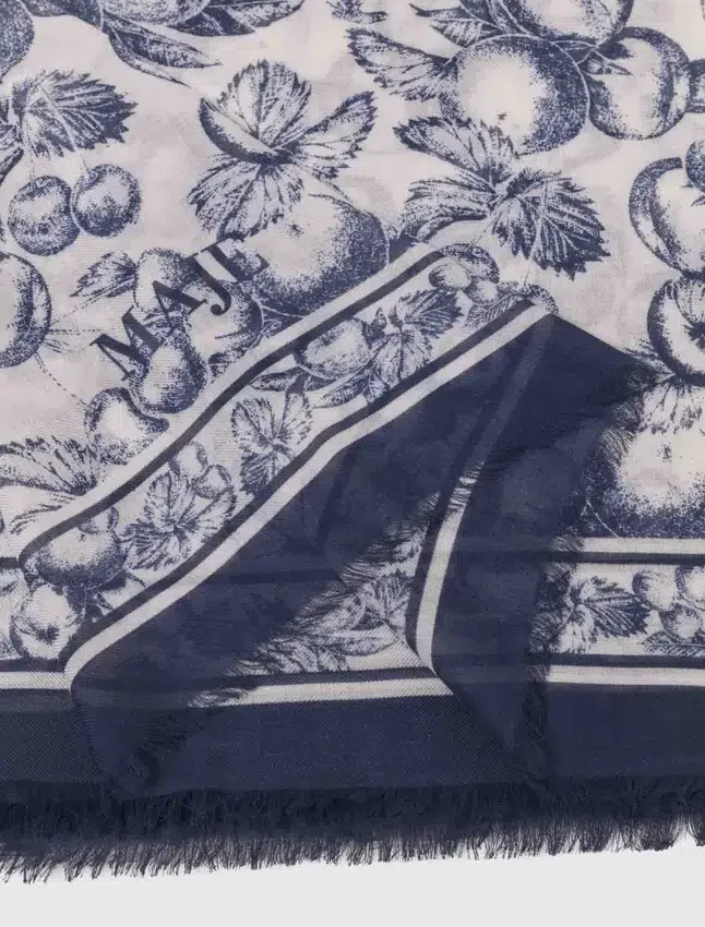 Fruit print shawl Fruit print shawl