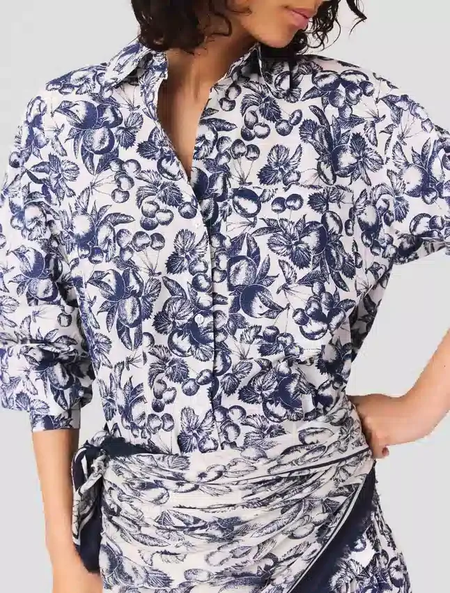 Fruit printed blouse Fruit printed blouse