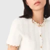 Gold jewellery cardigan