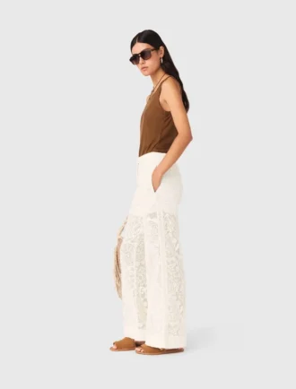 Guipure lace trousers Guipure lace trousers