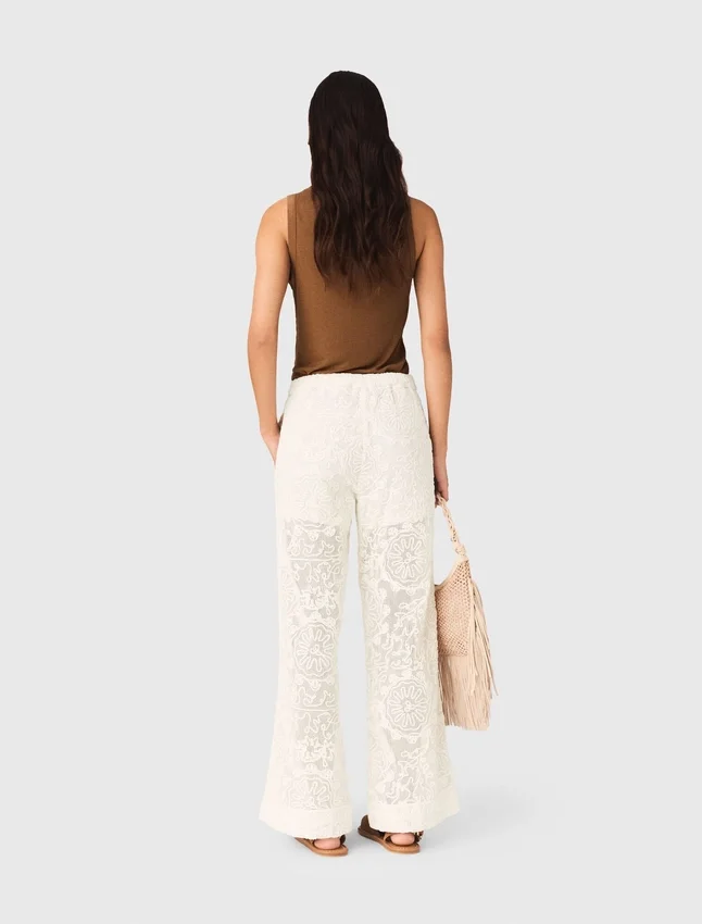 Guipure lace trousers Guipure lace trousers
