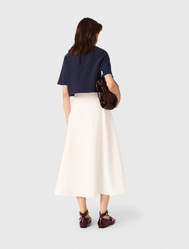 Heavy crepe short top Heavy crepe short top