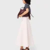 Heavy crepe skirt