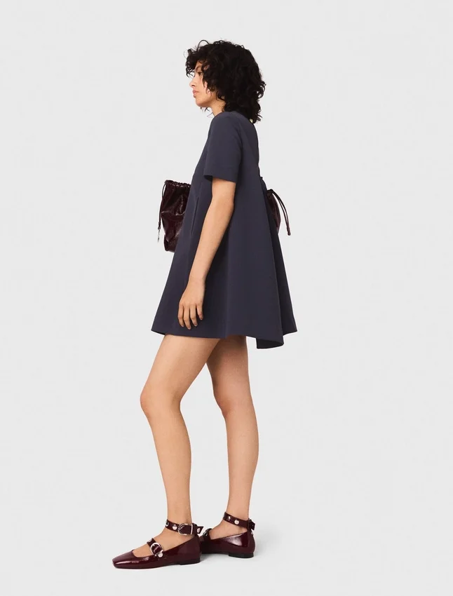 Heavy crepe trapeze dress Heavy crepe trapeze dress