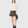 High-neck cashmere sweater