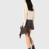 High-neck cashmere sweater