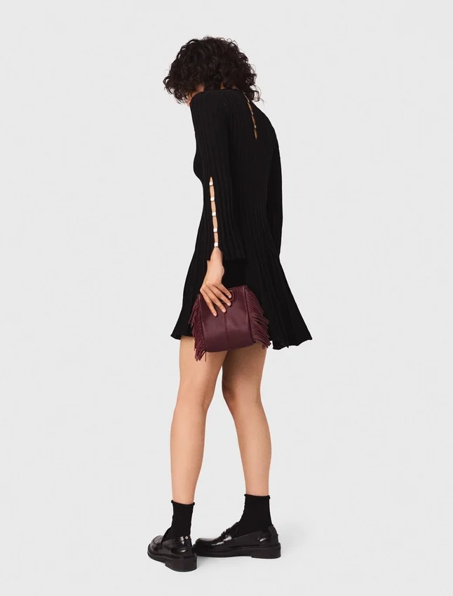 High-neck mini skater dress High-neck mini skater dress