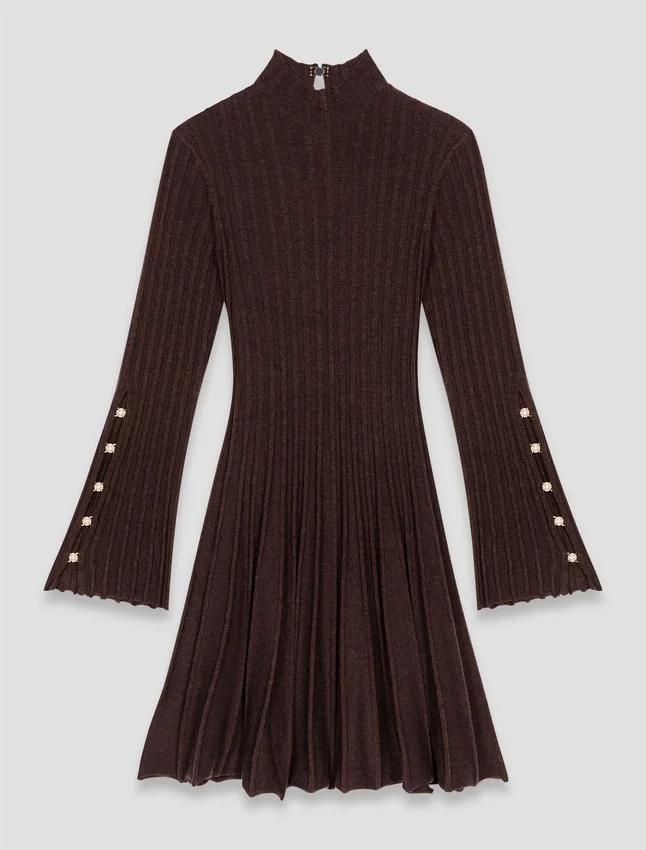 High-neck mini skater dress High-neck mini skater dress