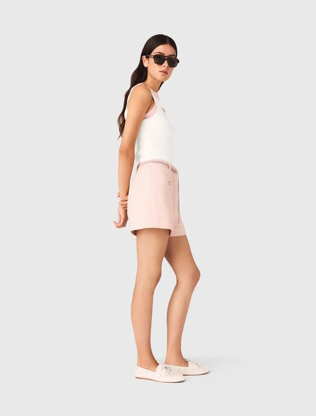 High straight-neck top High straight-neck top