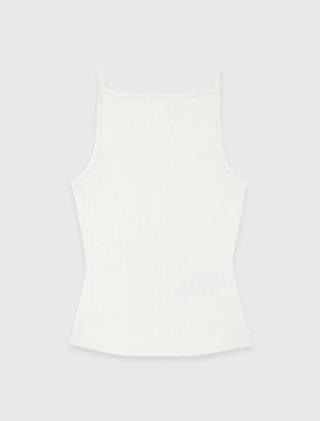 High straight-neck top High straight-neck top