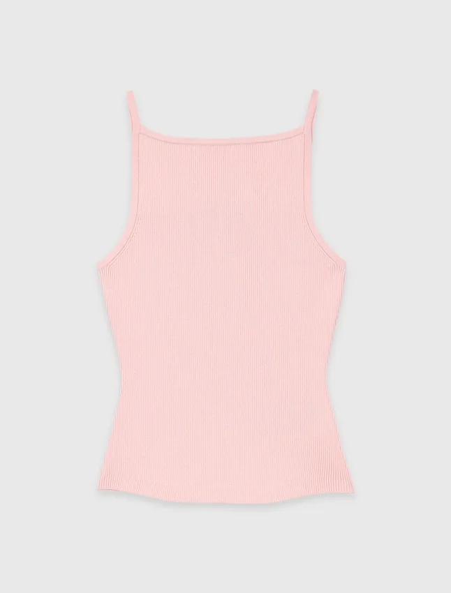 High straight-neck top High straight-neck top